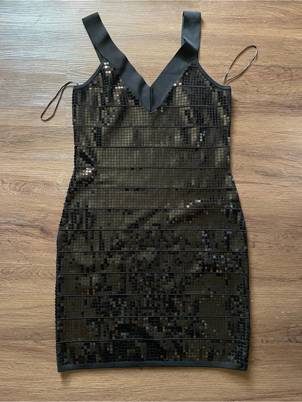 Jaime Hayon Black Sequin Midi Dress
